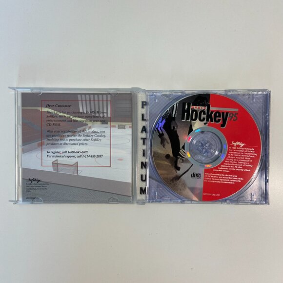 WORLD HOCKEY 95 (PC CD-ROM 1995) - no manual - Tested - Picture 3 of 4
